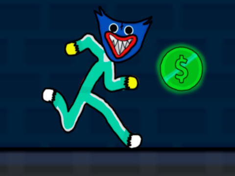 Spill Stickman Huggy 456 blekksprut  online