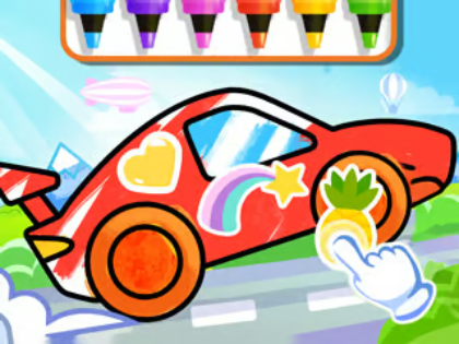 Spill Coloring Book: Racing Car  online