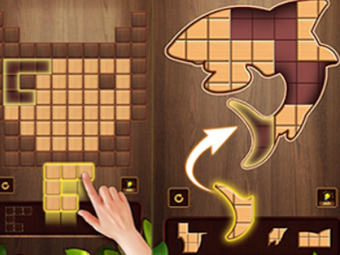 Spill Woodpuz: Blokker puslespill  online