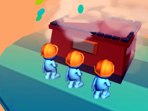 Spill Brick Rush 3D  online