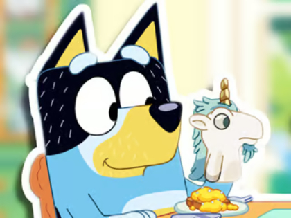 Spill Jigsaw Puzzle: Bluey Toy Time  online