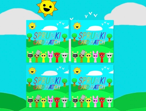 Spill Sprunki Memory Card Match  online