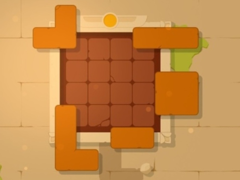Spill Puzzle blokkerer eldgamle  online