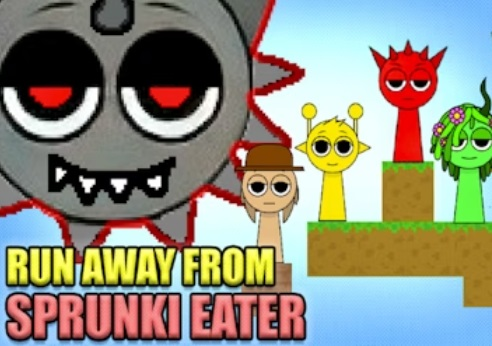 Spill Løp fra Sprunki Eater  online