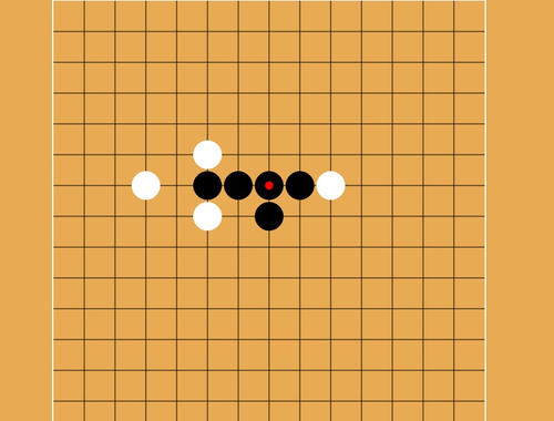 Spill Gomoku fem steiner på rad  online