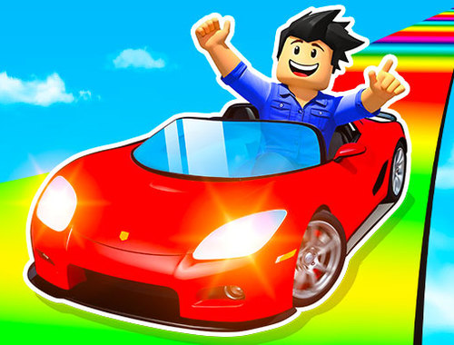 Spill Epic Car Stunt Race Obby  online