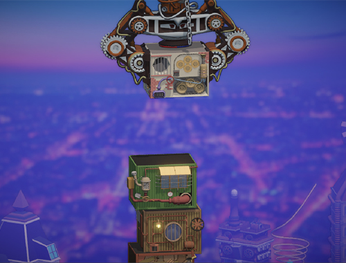 Spill Steampunk Tower Builder  online