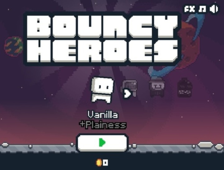 Spill Bouncy Heroes  online