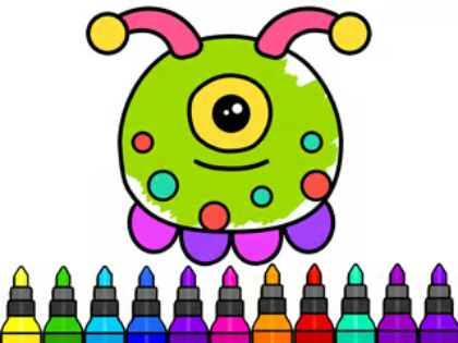 Spill Coloring Book: Alien  online
