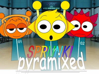 Spill Sprunki Pyramixed: blekksprutspill  online