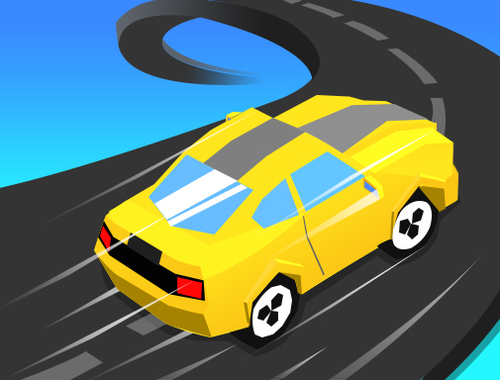 Spill Slå sammen racer stunts bil  online