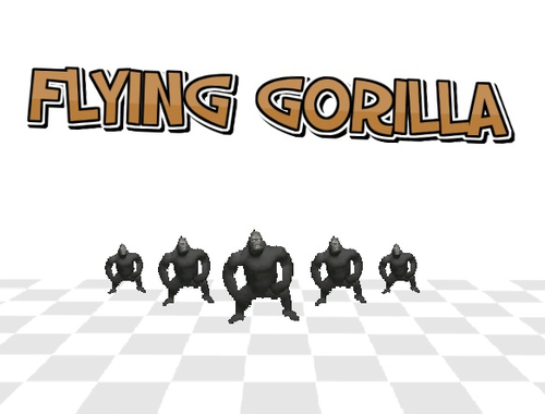 Spill Flying Gorilla 3d  online
