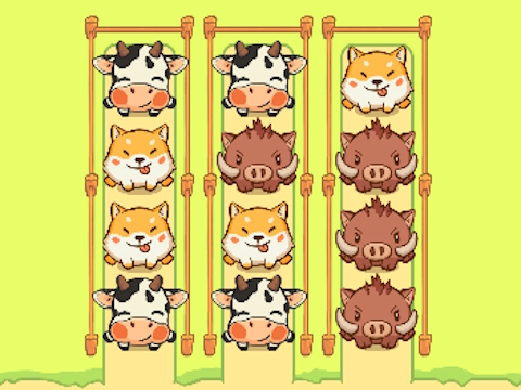 Spill Animal Sort Cute Game Puzzle  online