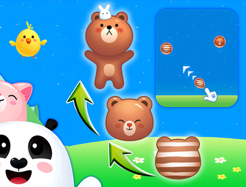 Spill Animal Merge: Bubble Shooter  online