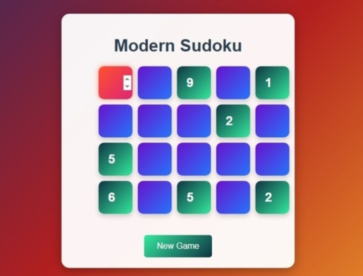 Spill Moderne sudoku  online