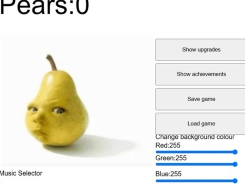 Spill Baby Pear Clicker 2  online