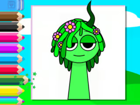 Spill Coloring Book: Sprunki Incredibox Vineria  online