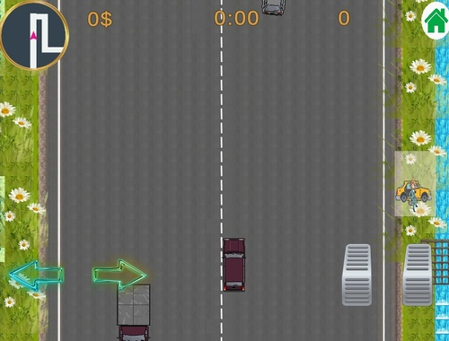 Spill CAB -bil - taxi kjøring og henting av passasjerer  online