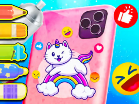Spill Coloring Book: Telefonveske  online