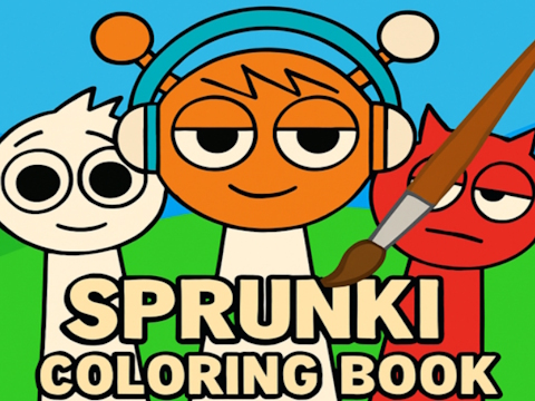 Spill Sprunki Coloring Book  online