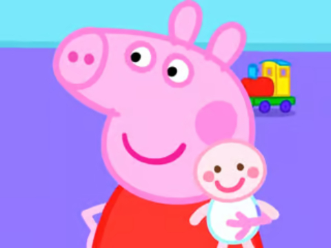 Spill Jigsaw Puzzle: Peppa Pig Ny baby  online