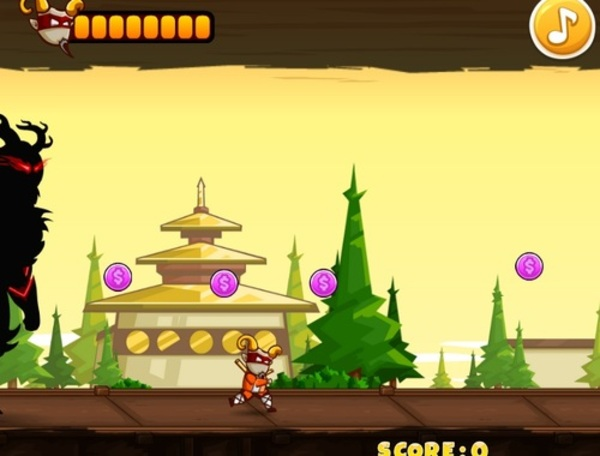 Spill Warrior Run  online