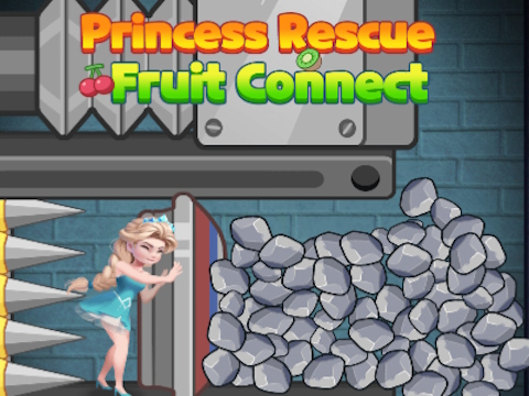 Spill Princess Rescue Fruit Connect  online