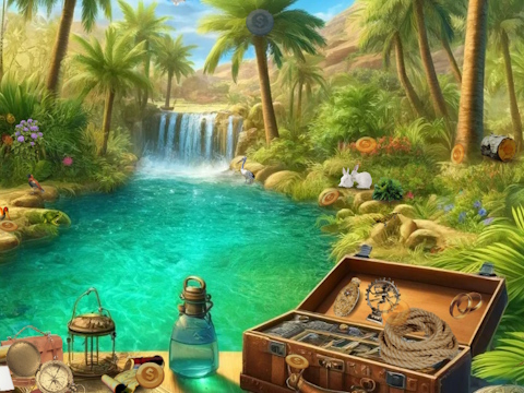 Spill Desert Oasis skjulte hemmeligheter  online