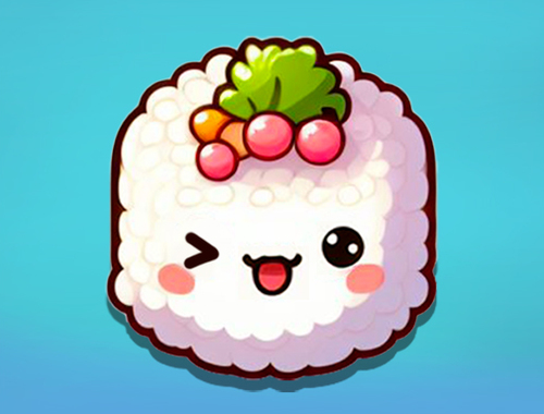 Spill Popping sushi  online