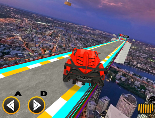 Spill Mega Ramps Car Racing Games 3D  online
