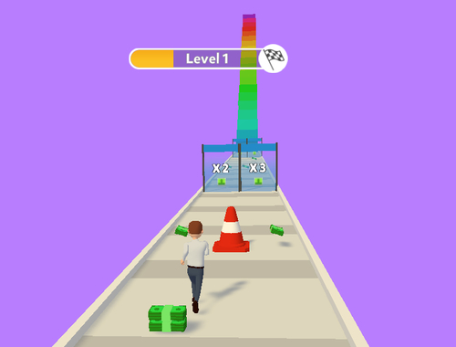 Spill Money Stack Run 3D  online