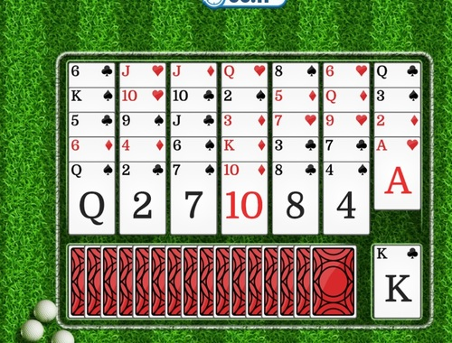 Spill Golf Solitaire  online