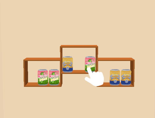 Spill Sorter match 3D varer puslespill  online
