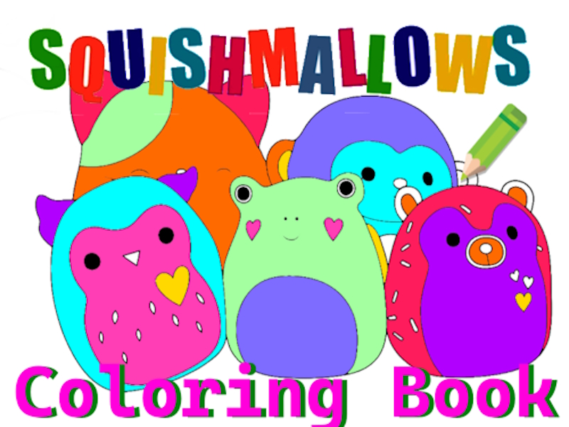 Spill SquishMallow Coloring Book online