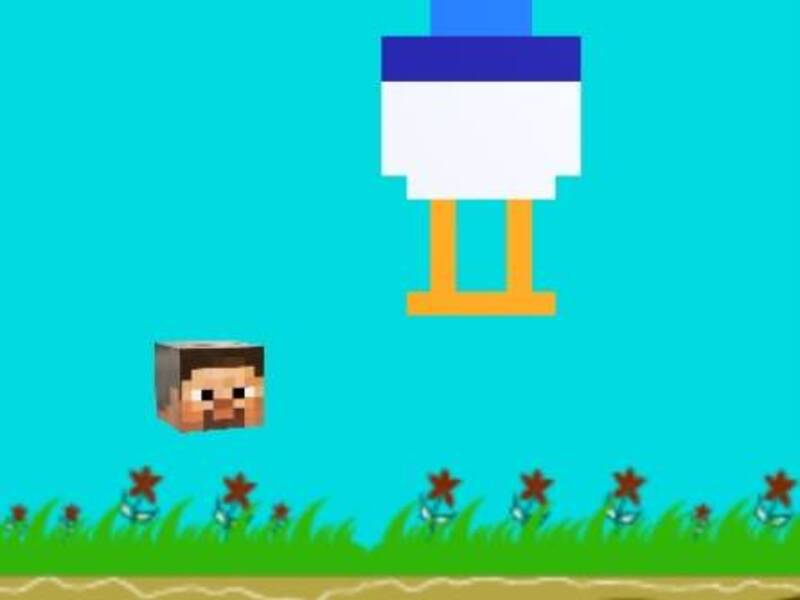 Spill Kyllingjockey Flappy Minecraft online