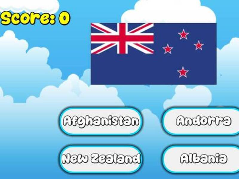 Spill 195 Landsflagg quiz online