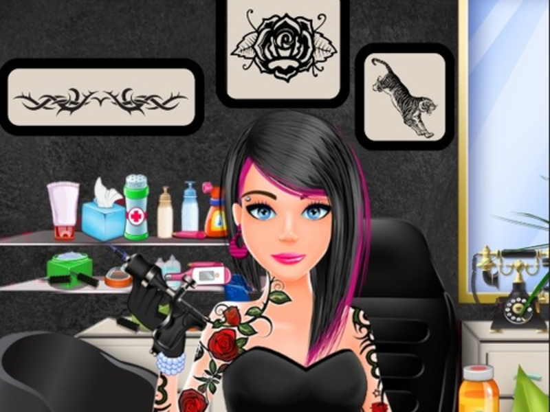 Spill Tatovering blekk tatovering sim online