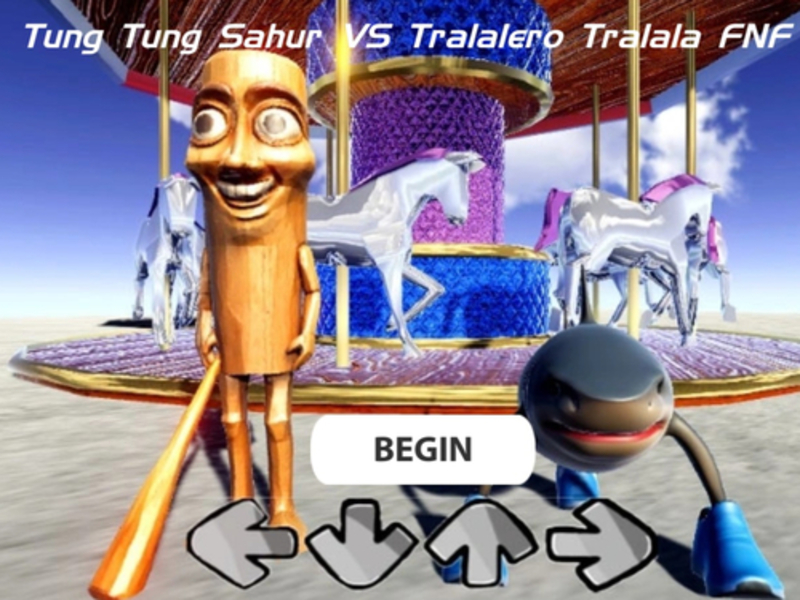 Spill Tung Tung Sahur vs Tralalero Tralala FNF online