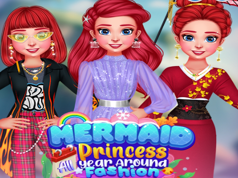 Spill Havfrue prinsesse hele året rundt mote online