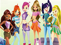 Spill Winx Club Puzzle Collection  online