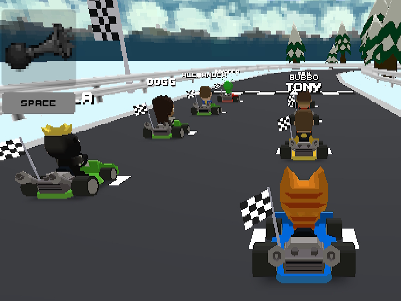 Spill Kart Bros online