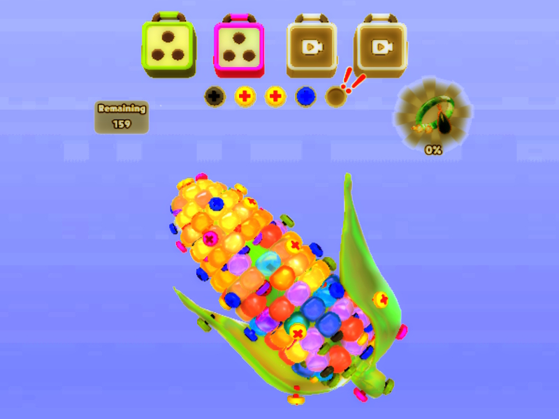 Spill Skruesortering: Pin syltetøy 3D online