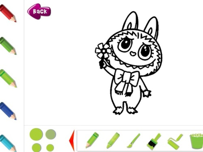 Spill Labubu coloring sider online