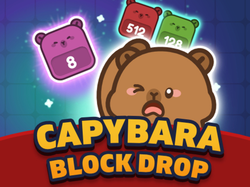 Spill Capybara Block Drop online