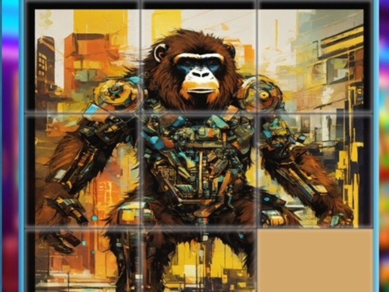 Spill Gorilla skyve gåter online