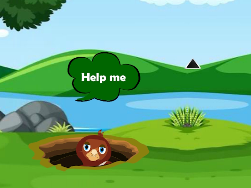 Spill Hjelp skadet fugl falt ned online