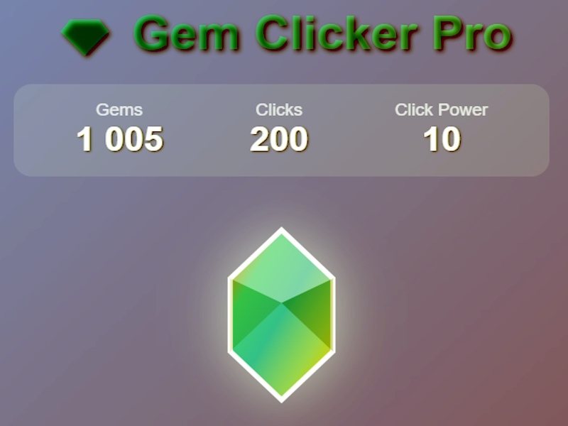 Spill GEM CLICKER Pro online