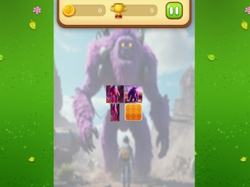 Spill Yeti Memory Match online