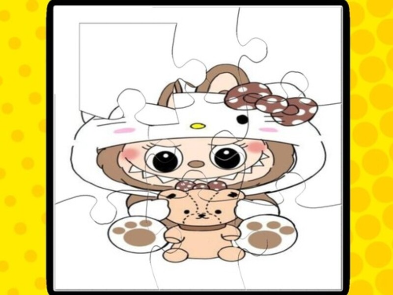Spill Labubu Jigsaw Puszles for Kids Game online