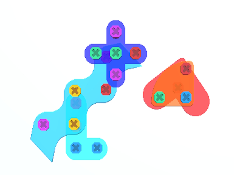 Spill Skrue og bolter Puzzle 3D online